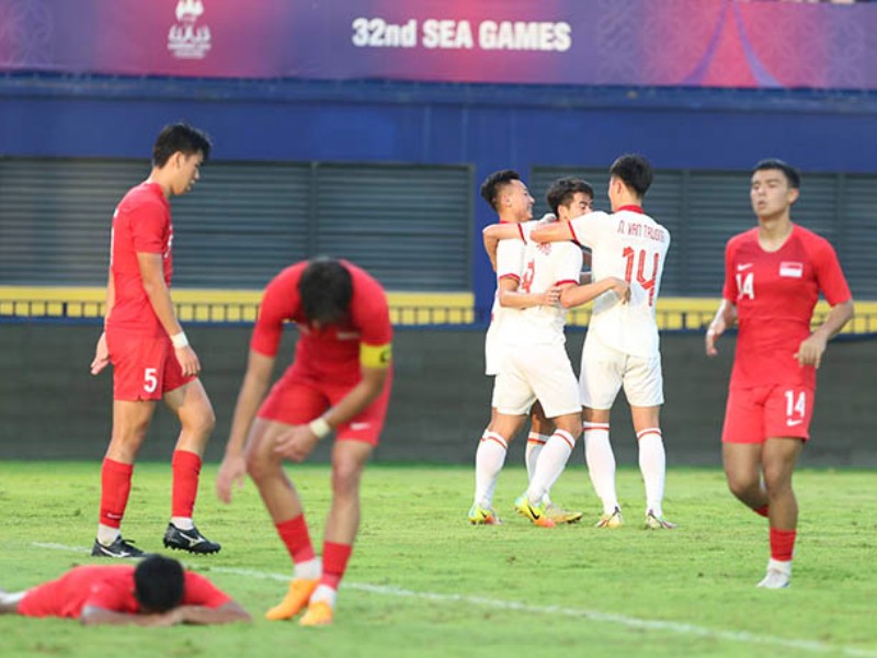 Kết quả U22 Việt Nam vs U22 Singapore