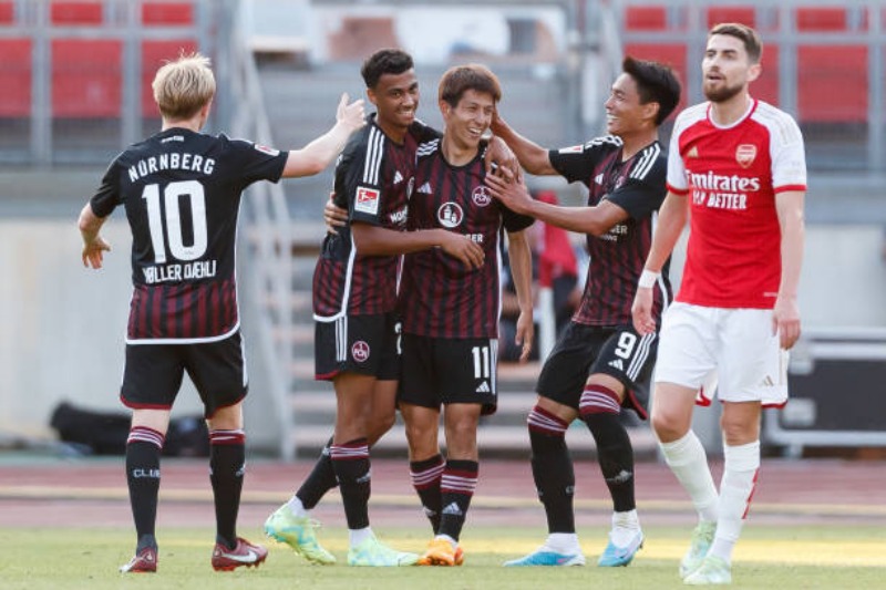 Kết quả Nurnberg vs Arsenal, 0h ngày 14/7/2023